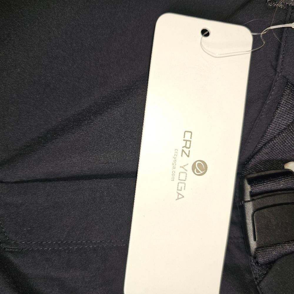 NWT CRZ YOGA Straight leg jogger pants.  Size 12 or Lg Black - Picture 8 of 10